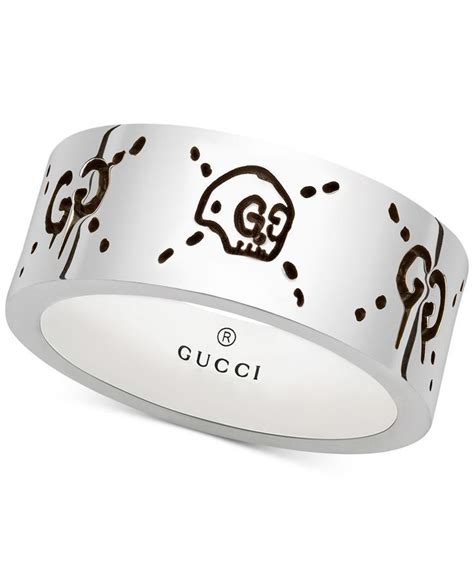 gucci fashion rings for men|gucci ghost ring men.